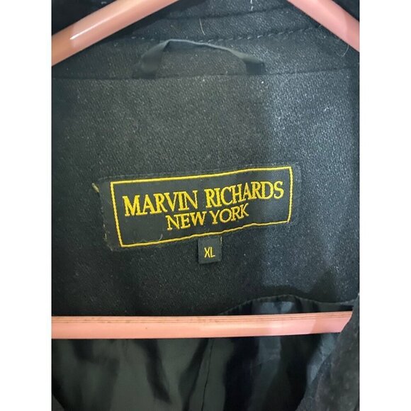 Marvin Richards New York Women's Black Button Front Coat - XL - Picture 2 of 12